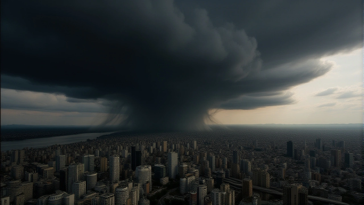 Ciclone extratropical atinge Sul com ventos de 100 km/h e risco de tornados isolados